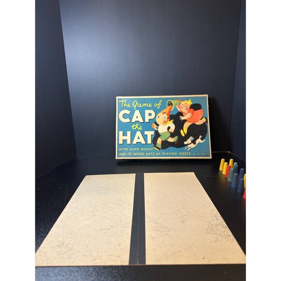 Vintage 1938 Whitman Cap the Hat Board Game - Picture 7 of 10